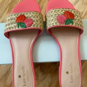 Kate Spade Sandals- size 7.5 Color - Natural/Pinache